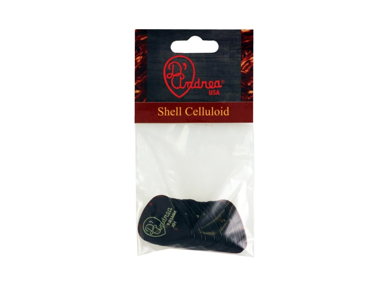 D'Andrea Shell Celluloid 351 - 1,21 X-Heavy Pick Pack 12-pakning 