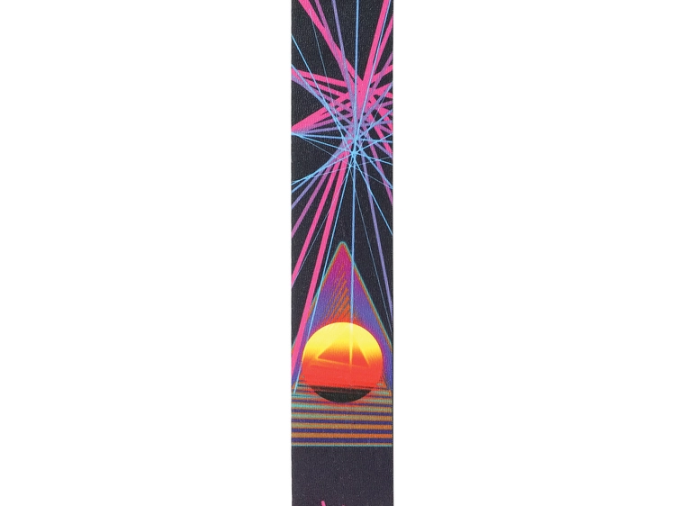 D'addario 50RUN80 Gitarreim Polyester 50mm - Woven - Neon Stars 