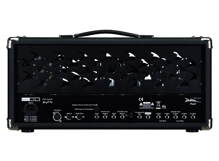 Diezel PAUL 45w,2.5 Ch,2xKT77 - All Tube Head 
