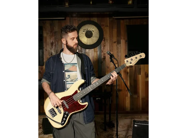 Donner DJB-510B el-bass olympic white 