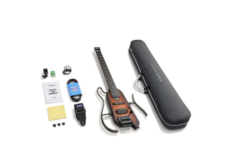 Donner HUSH-X silent el-gitar sunburst 