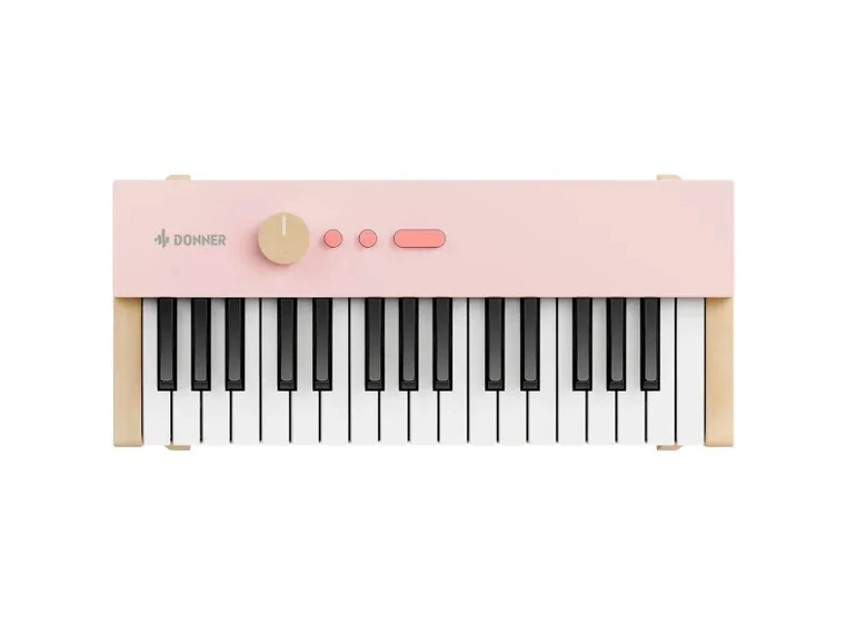 Donner KIDO V-10 el-piano for barn light pink 