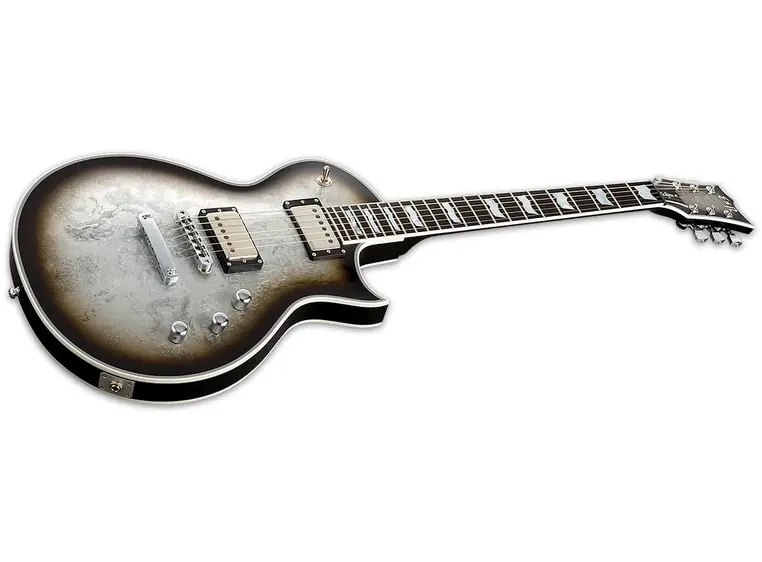 ESP Original Eclipse CTM Silver Liquid Metal burst 