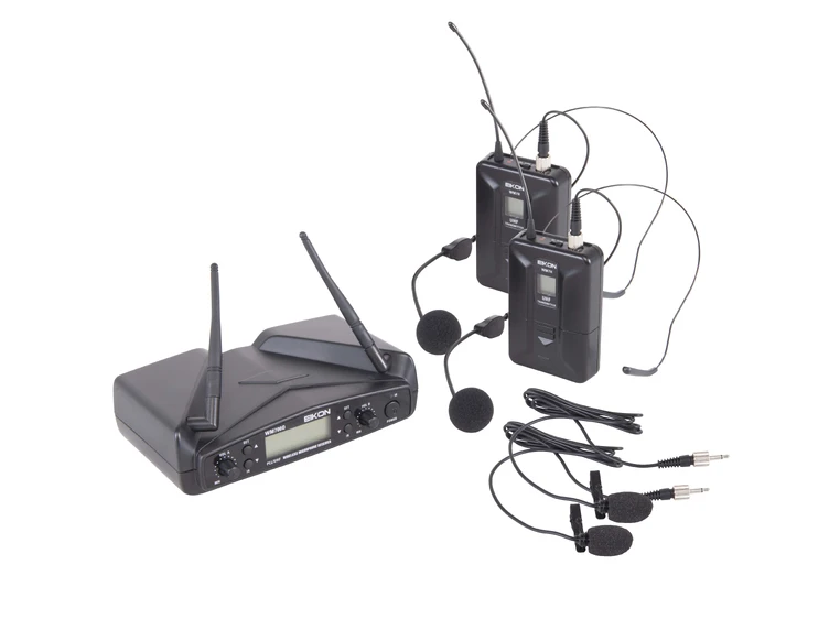 Eikon WM700DH Dobbelt trådløst system 2x bøyle/mygg (823-832MHz) 
