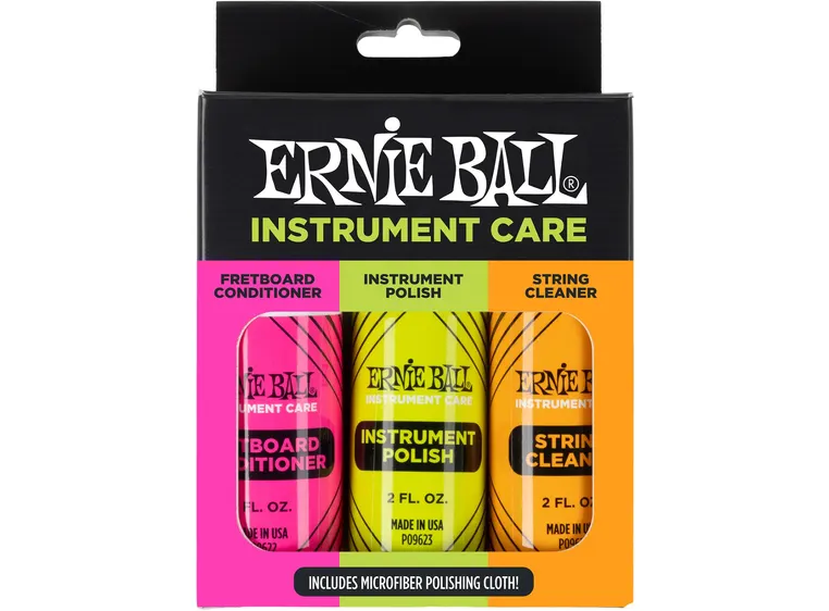 Ernie Ball EB-4225 Instrument Care 3-Pack 