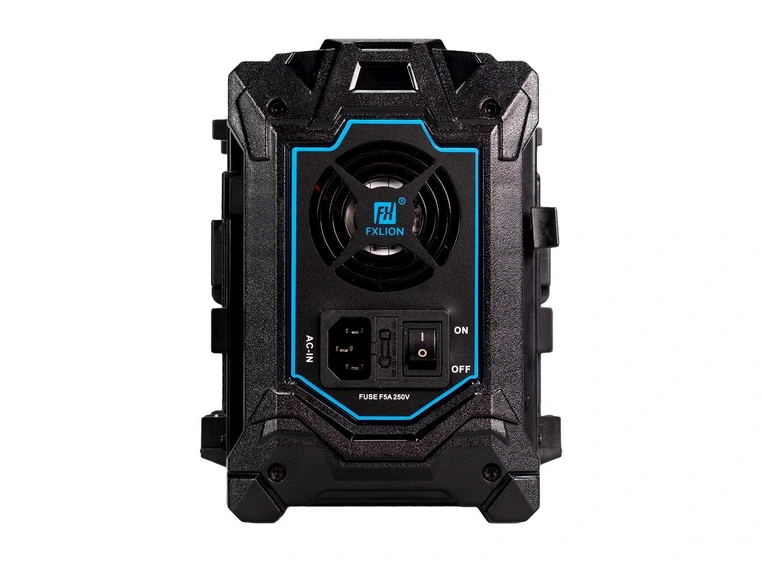 FXLION PL-Q480B quad V-Lock hurtiglader* 4 x 16.8V, 4A*Kunderetur 