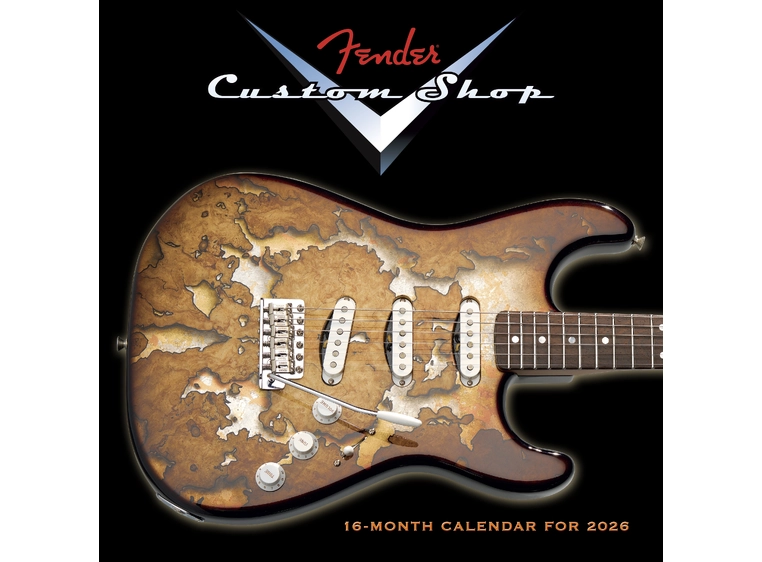 Fender 2026 Fender Custom Shop Calendar 