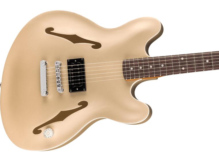 Fender Tom DeLonge Starcaster RW, Chrome HW, Satin Shoreline Gold