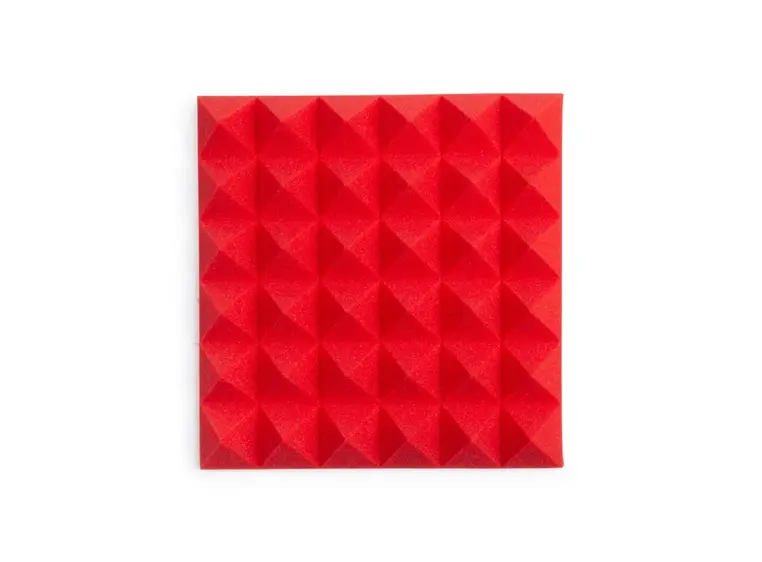 Gator Frameworks GFW-ACPNL1212PRED-2PK 2 Pack of Red 12x12" Acoustic Panel 