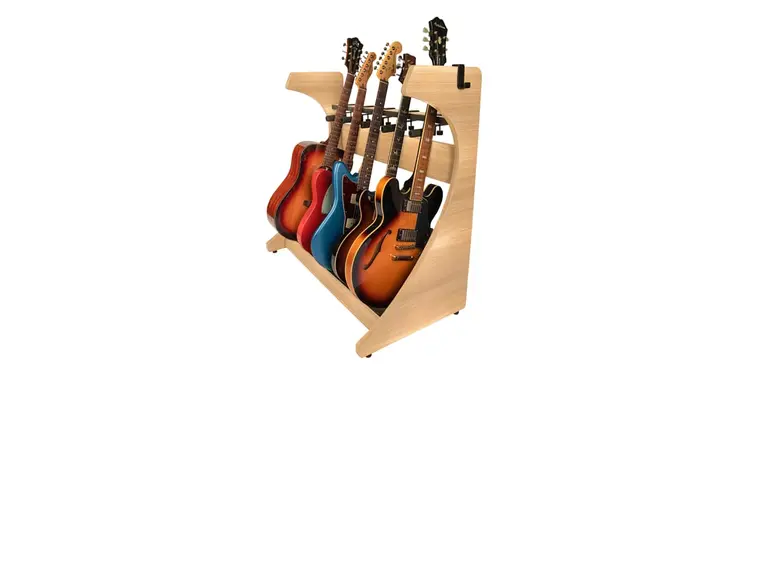 Gator Frameworks GFW-ELITEGTR5RK-MPL Elite Five El/Ac Guitar Rack - MPL 