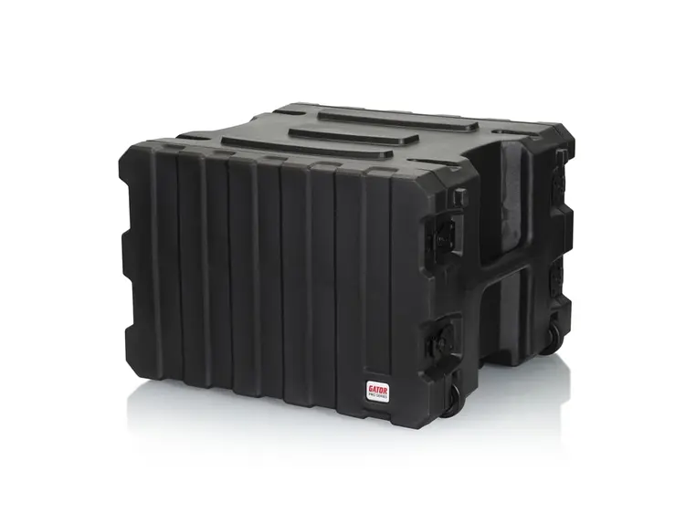 Gator G-PROR-8U-19 w/wheels Pro-Series Molded Mil-Grade Rack Case 
