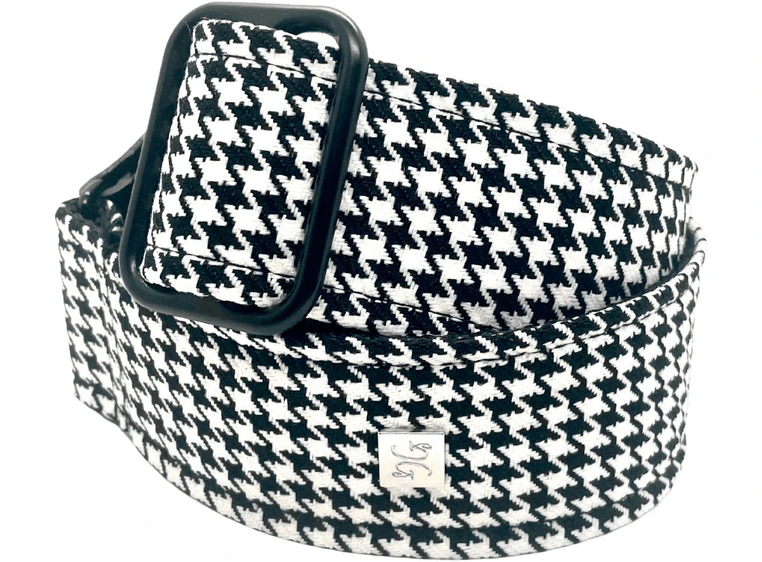 Get'm Get'm Fly Hounds Tooth White 2” Gitarreim 