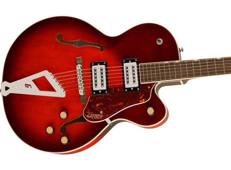 Gretsch G2420 Streamliner Hollow Body Chrom. II, LF, Broad'Tron, Claret Burst 