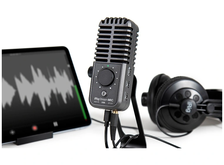 IK Multimedia iRIG Streaming Mikrofon USB-mikrofon for MAC/PC/iPAD/USB-C 