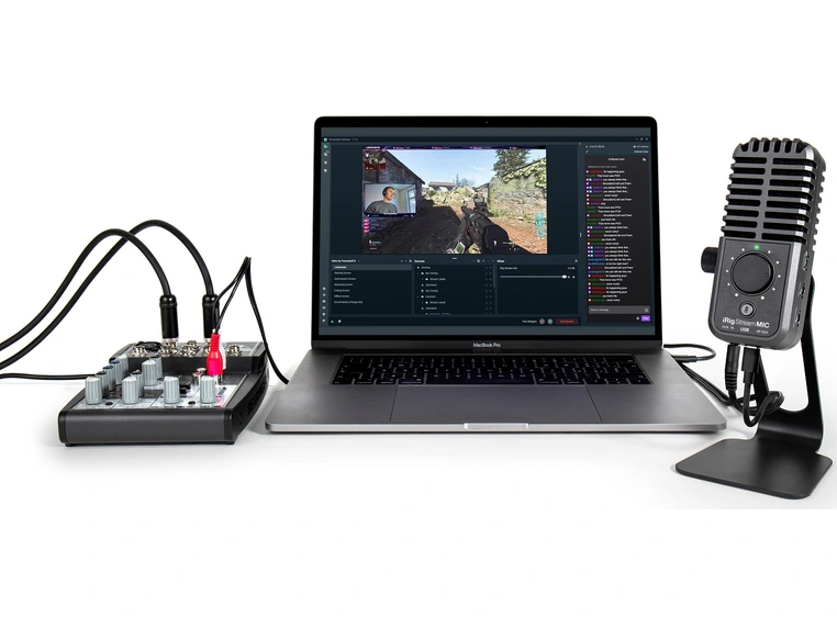 IK Multimedia iRIG Streaming Mikrofon USB-mikrofon for MAC/PC/iPAD/USB-C 