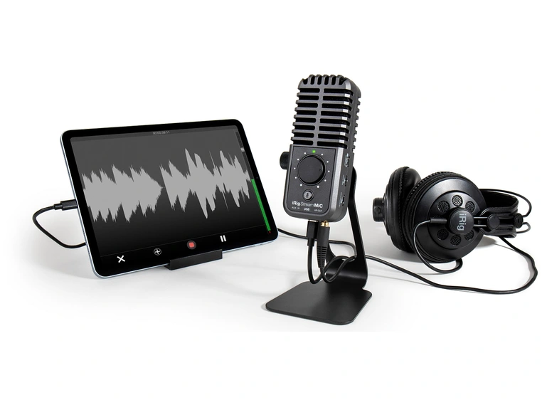 IK Multimedia iRIG Streaming Mikrofon USB-mikrofon for MAC/PC/iPAD/USB-C 