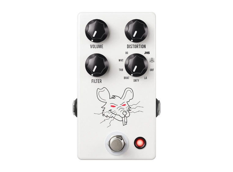 JHS Pedals PackRat White Overdrive / Distortion / Fuzz 