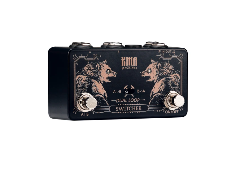 KMA Machines DUAL LOOP SWITCHER Dual Loop Switching Pedal 