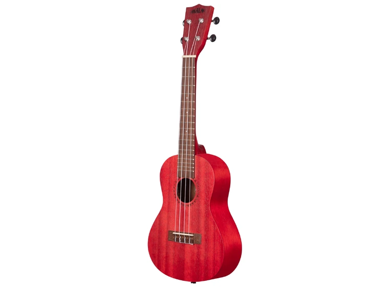Kala KA-MRT-RED-C Adobe Red Watercolor Meranti Concert Ukulele 