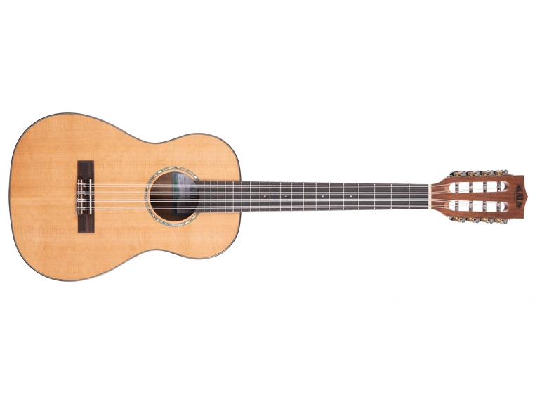 Kala KA-SCAC-B8 Gloss Solid Cedar Top Acacia 8-St. Baritone Ukulele, bag, UB-B 