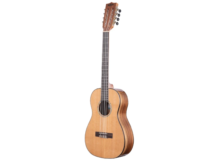 Kala KA-SCAC-B8 Gloss Solid Cedar Top Acacia 8-St. Baritone Ukulele, bag, UB-B 