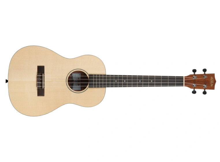 Kala KA SSTU B Solid Spruce Top Mahogany Travel Baritone Ukulele, med bag 