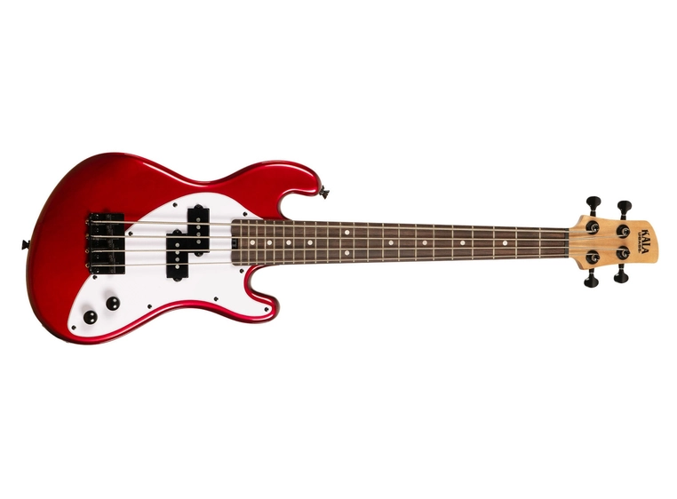 Kala Solid Body 4-String U-BASS Metallic Red Fretted 