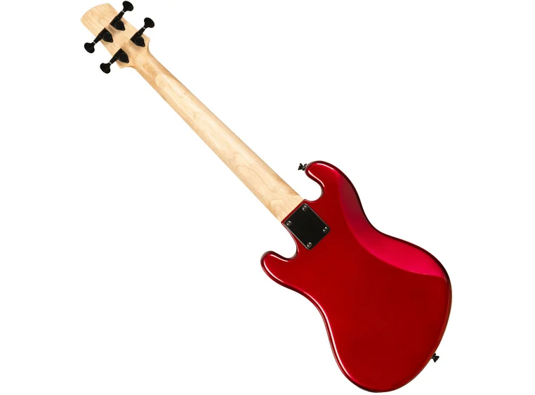 Kala Solid Body 4-String U-BASS Metallic Red Fretted 