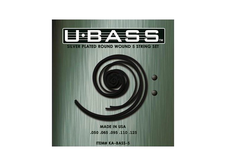Kala U-Bass Metal Roundwound String Set, 5-String 