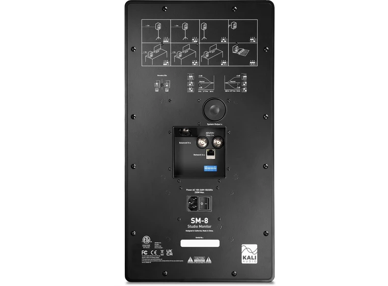 Kali Audio SM-8 3-Way 8” Studio Monitor with Network Control 