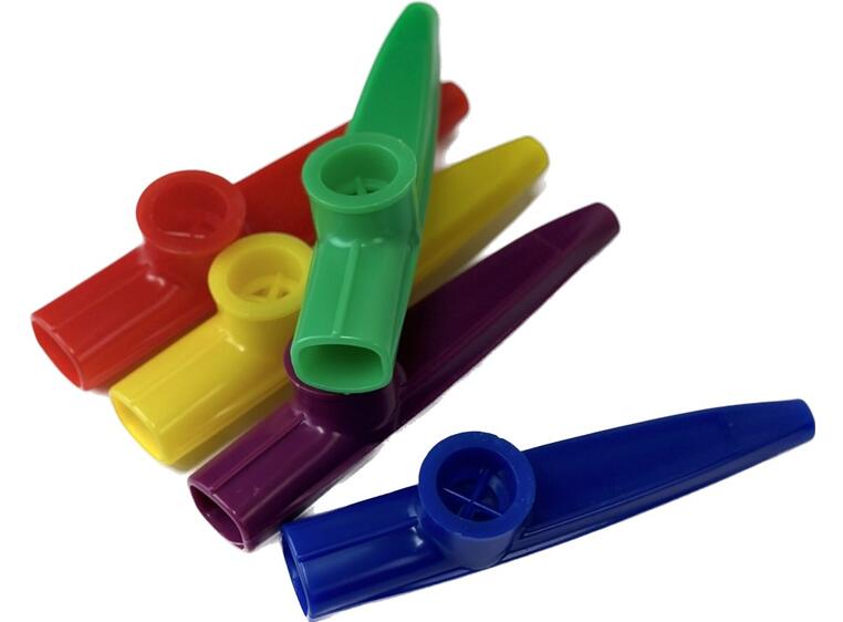 Kazoo assorterte farger 5-pakning