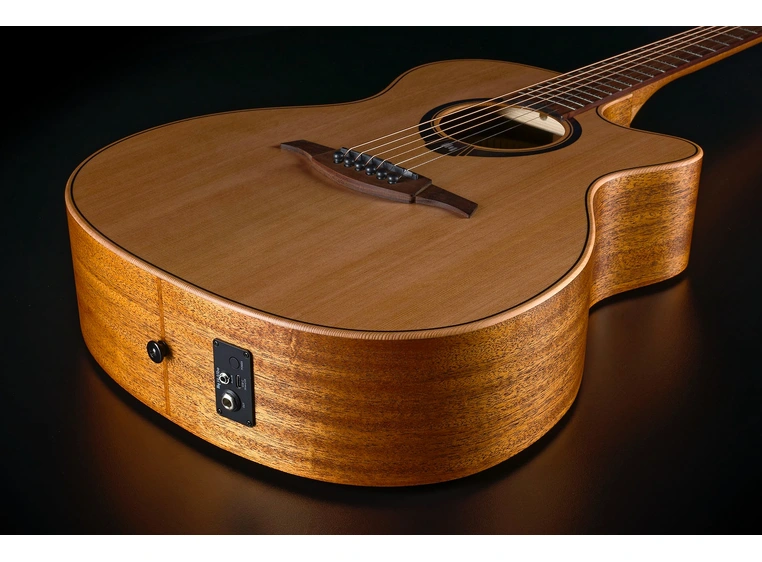 LAG Guitars HV10ACE HyVibe 10 Auditorium Cutaway Satin 