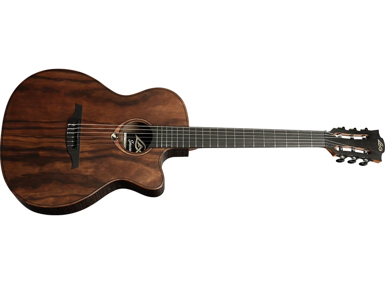 LAG SAUVAGE-N-ASCE Sauvage Nylon Auditorium Slim Cutaway AcousticElectric 