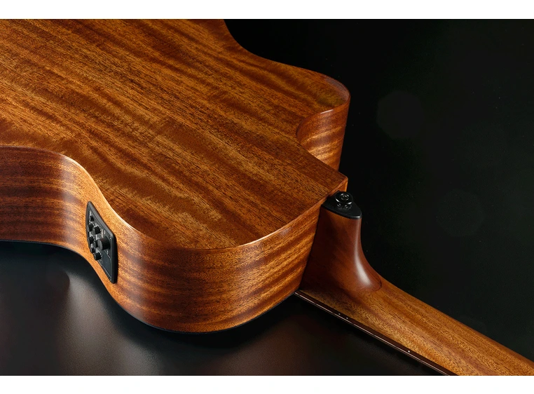 LAG T-BLUE Tramontane Dreadnought Cutaway Acoustic-Electric Blue Burst 