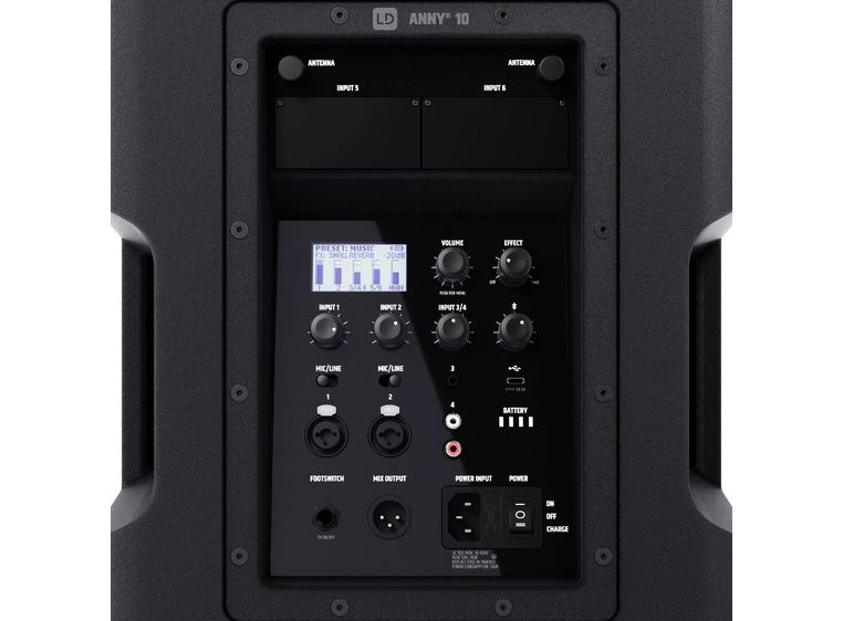 LD Systems ANNY 10 Kompakt-PA Batteridrift og bluetooth 