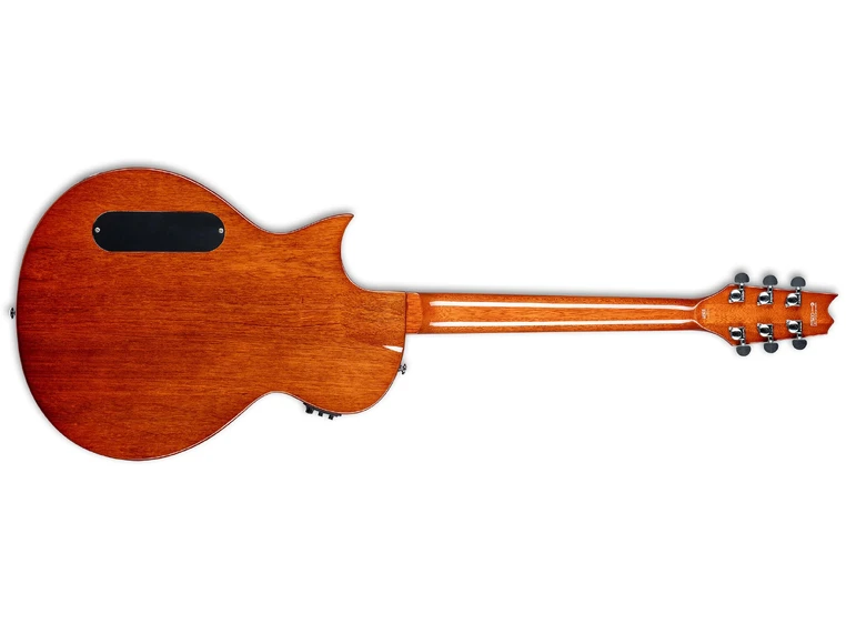 LTD TL-6 QM Charcoal Burst Thinline 