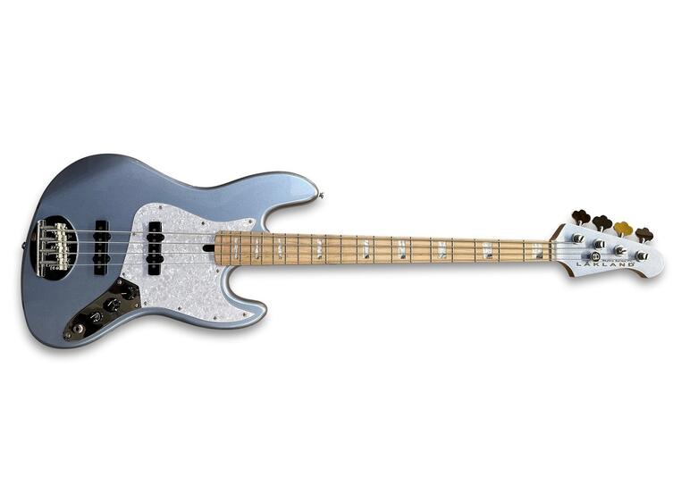 Lakland Skyline 44-60 Custom Bass 4-Str Ice Blue Metallic Gloss