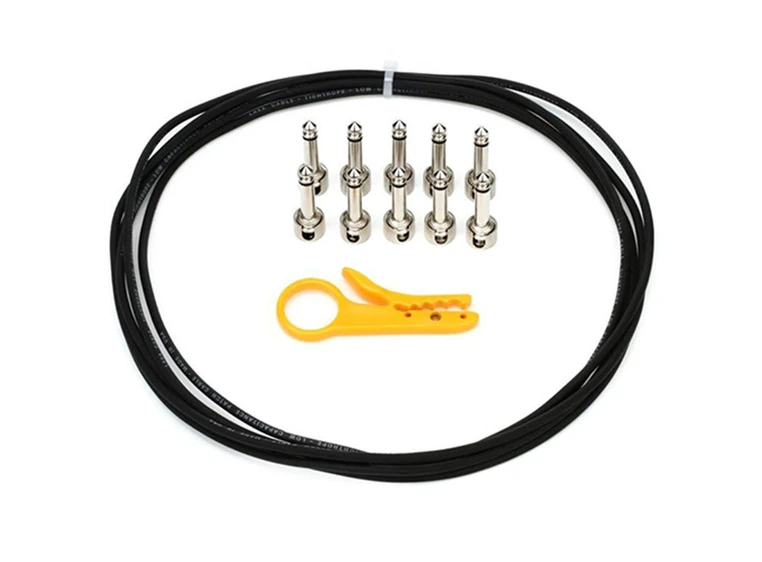 Lava Cable TightRope Loddefritt Kit 10' kabel, 10 R/A plugger, BLACK 