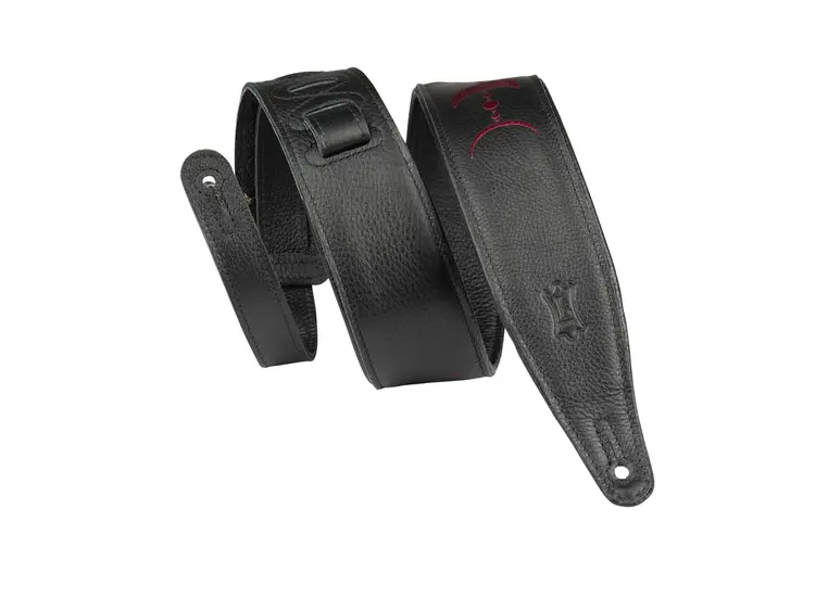 Levy's MG317MP-BLK-BRG 2.5" Leather Guitar Strap 48"-55'' Burgundy 