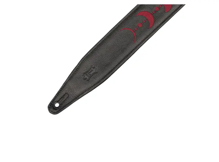 Levy's MG317MP-BLK-BRG 2.5" Leather Guitar Strap 48"-55'' Burgundy 