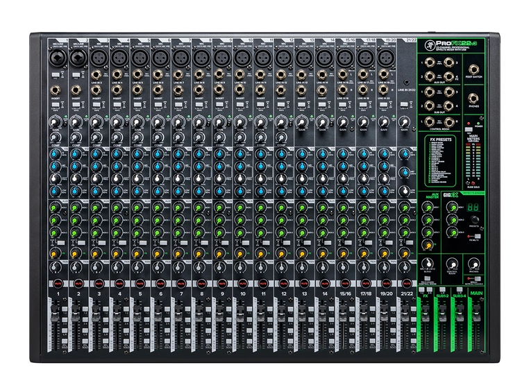 Mackie ProFX22v3 22 kanalers * 4-bus pro. effektmikser m/USB*Kunderetur 