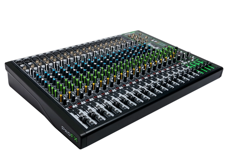 Mackie ProFX22v3 Mackie 22 Channel 4-bus Professional Effects Mixer w/USB 