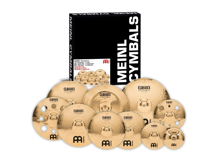 Meinl CC4680-TRB Meinl Classics Custom Triple Bonus Set 