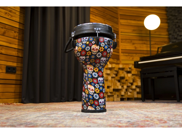 Meinl JD10DA-DH 10 Jumbo Djembe Day Of The Dead, Designed Drum Head 