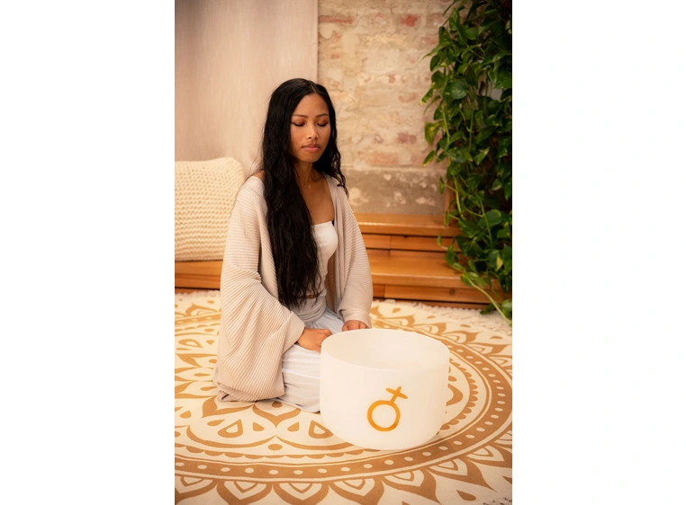 Meinl Sonic En. PCSB12EPL Plan. Tuned Crystal Singing Bowl 12, Earth Plat Year 