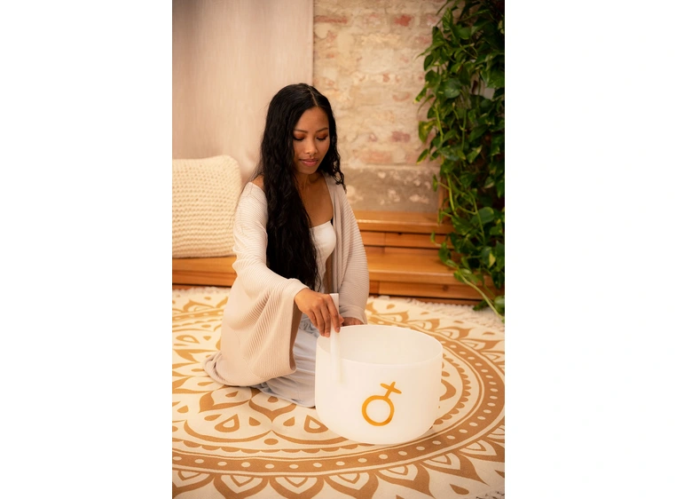 Meinl Sonic En. PCSB12EPL Plan. Tuned Crystal Singing Bowl 12, Earth Plat Year 