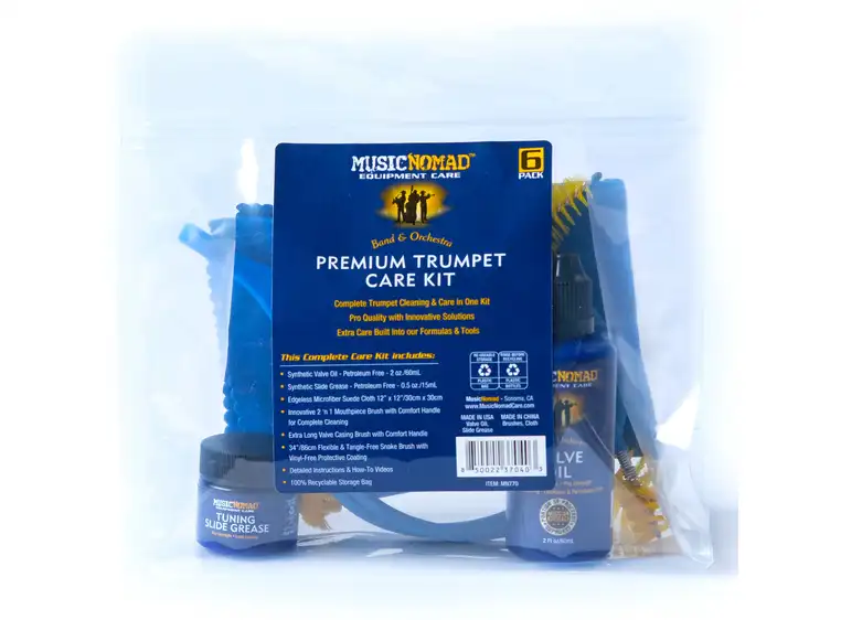 MusicNomad MN770 Vedlikeholdspakke for trompet 