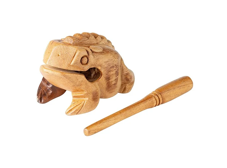 NINO PERCUSSION NINO514NT Woodfrog Medium, Natural 