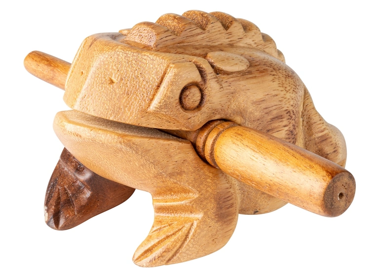 NINO PERCUSSION NINO514NT Woodfrog Medium, Natural 