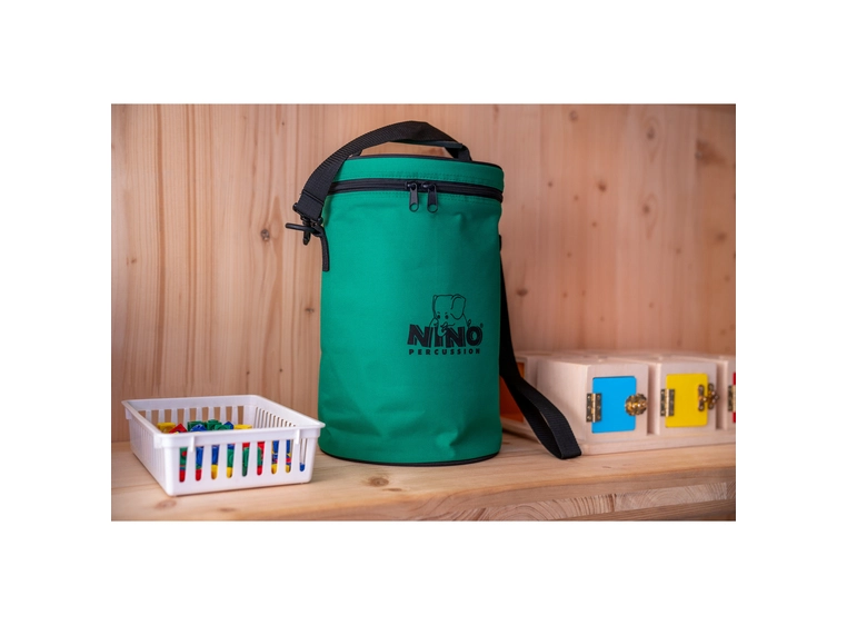NINO PERCUSSION NINOSET45 Perkusjons set 6x håndtrommer, 8", med bag 